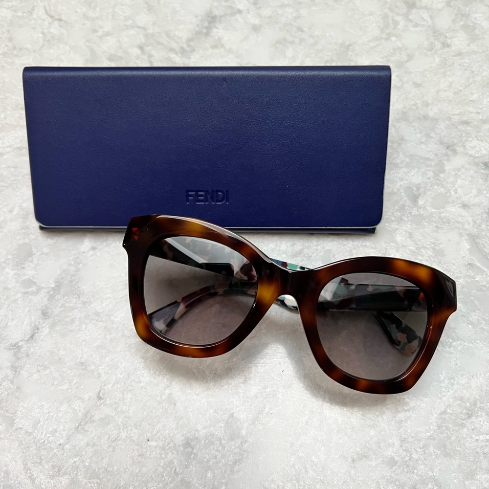 NEW Fendi FF womens sunglasses 0204/s Havana multi tortoise shell brown